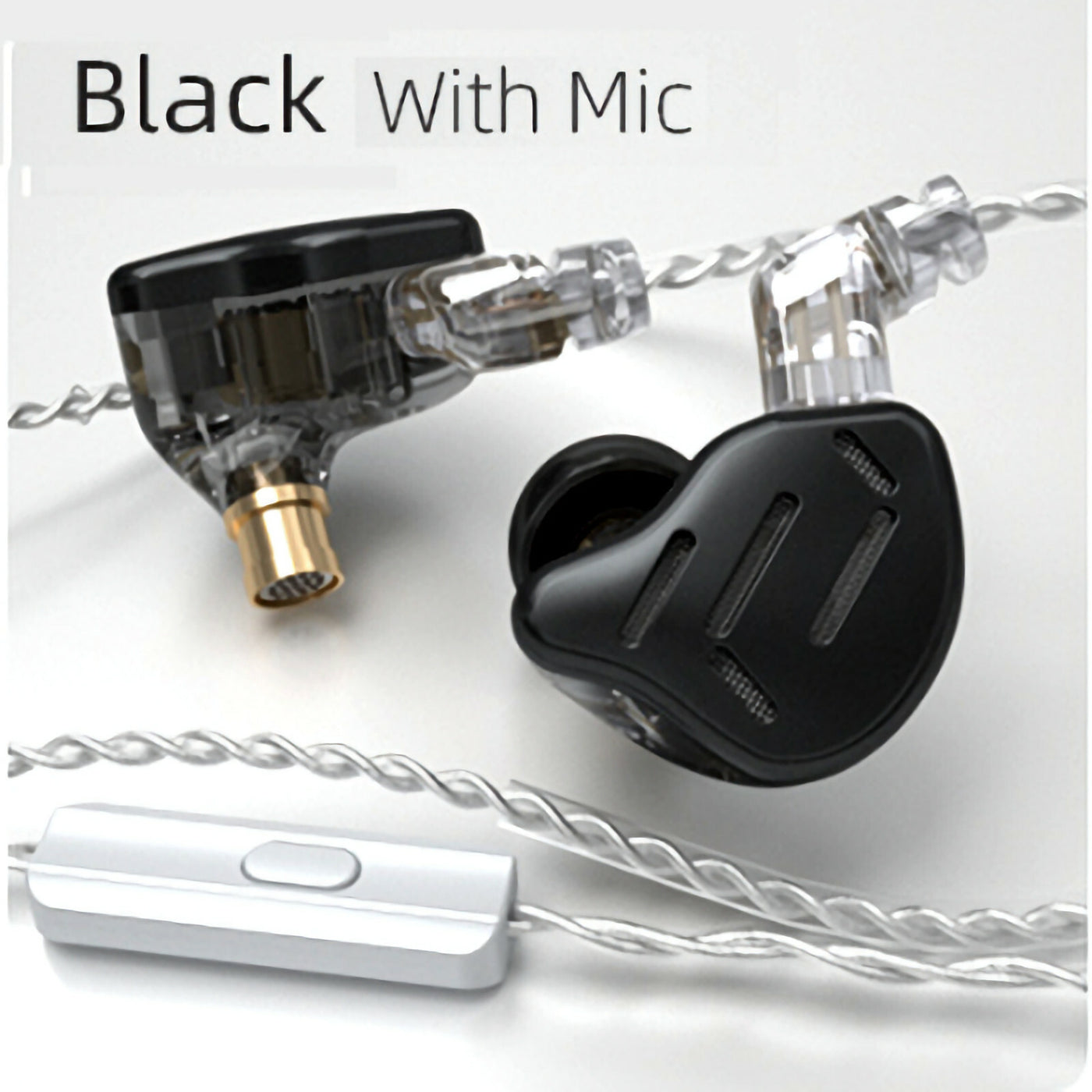 KZ ZAX Premium High-End Professional 16 Treiber HiFi In-Ear Kopfhörer Mic Black