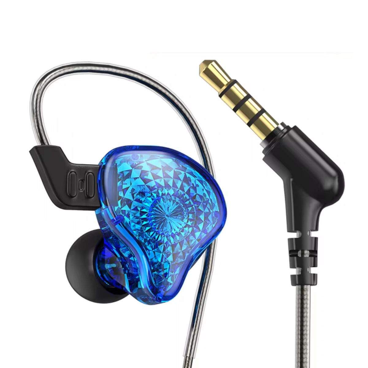 Blaues 3K K2 HD In-Ear-Headset