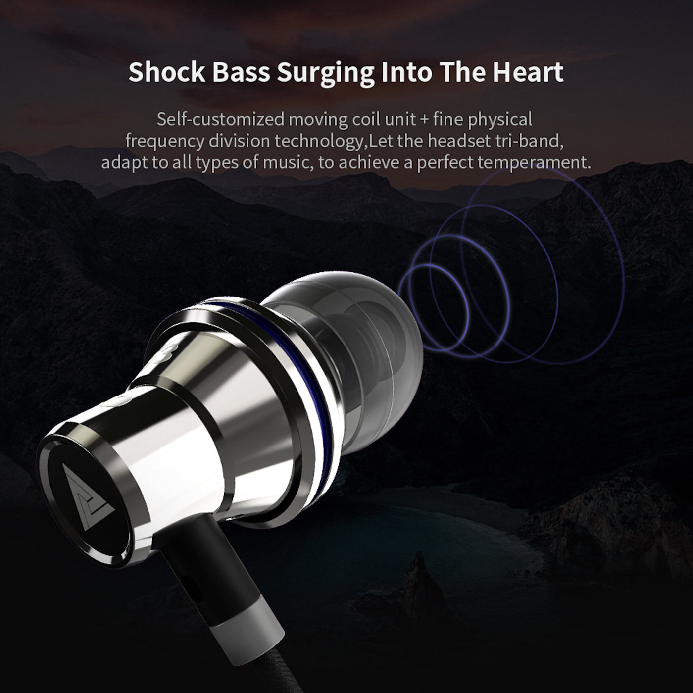 Premium Headset Kopfhörer QKZ-KD3 Pro HiFi In-Ear-Headset Ohrhörer