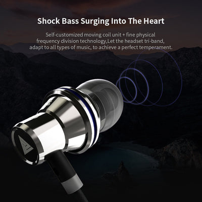 Premium Headset Kopfhörer QKZ-KD3 Pro HiFi In-Ear-Headset Ohrhörer