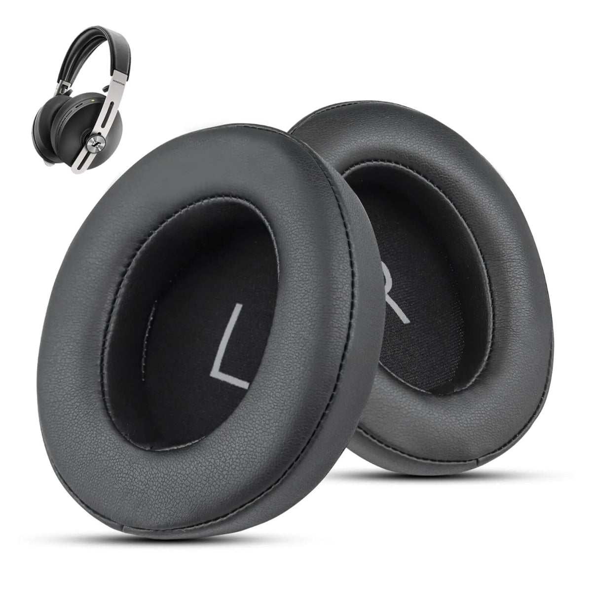 Dunkelbraune Velours-Ohrpolster für Sennheiser Momentum 3 Over-Ear