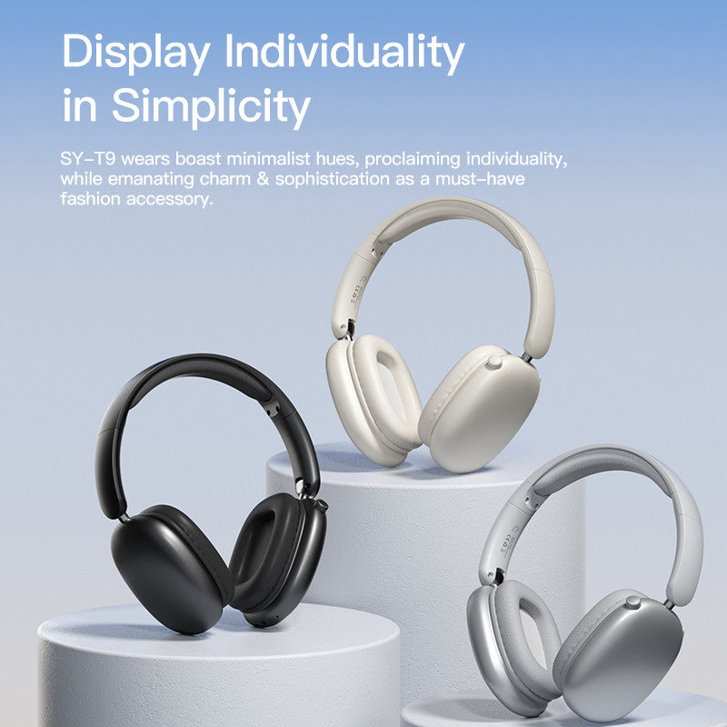 Wireless Bluetooth 5.3 Kopfhörer Soyto T9 ENC Over Ear Stereo Headset