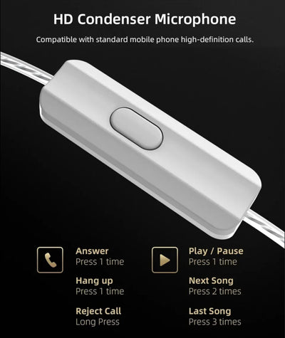 KZ ZEX Premium High-End Pro 3 Treiber HiFi In-Ear Kopfhörer Headset Schwarz