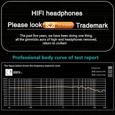 Premium Kopfhörer KZ-ED2 EDR1 Professional In-Ear in PU Hardcase Full Bass Beats