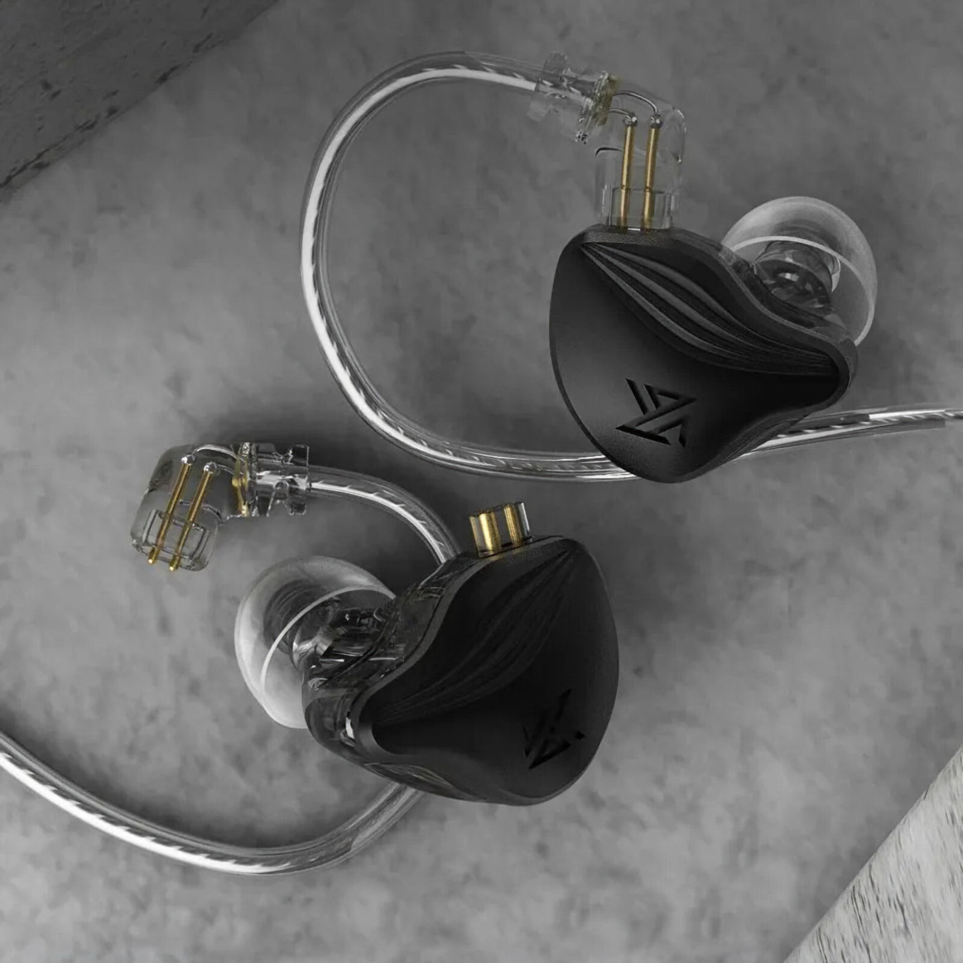 KZ ZEX Premium High-End Pro 3 Treiber HiFi In-Ear Kopfhörer Headset Schwarz