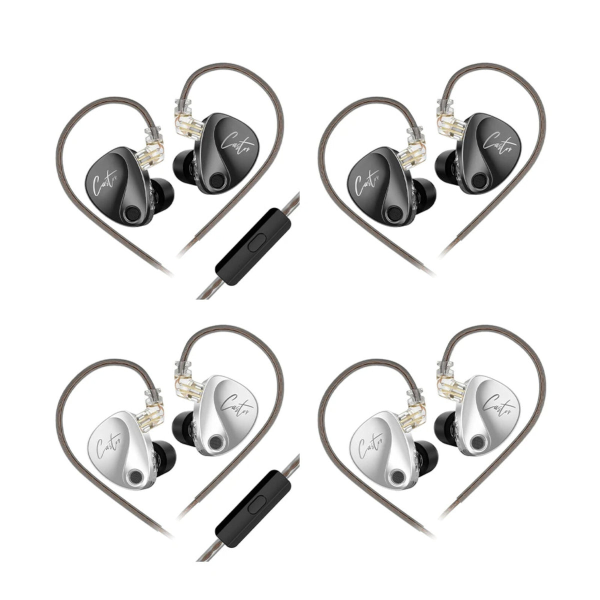 KZ Castor In-Ear-Kopfhörer mit einstellbarem Bass