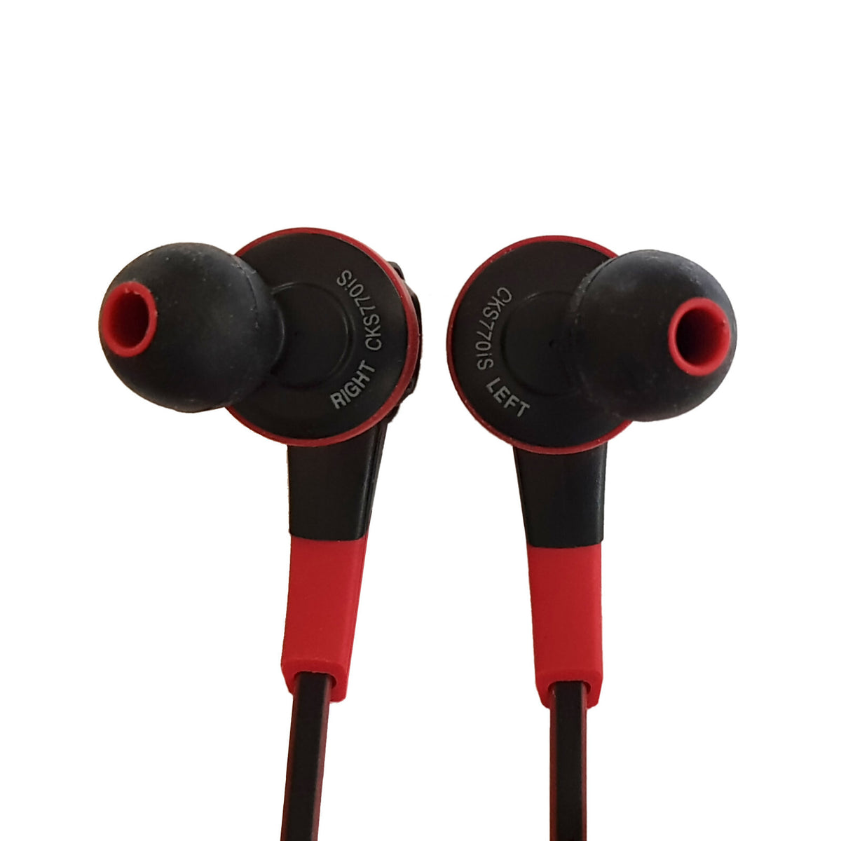 Rote Audio-Technica ATH-CKS770IS In-Ear-Kopfhörer mit Mikrofon