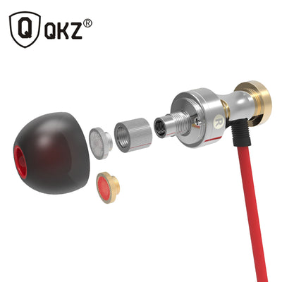 Premium Headset Kopfhörer QKZ-KD1 Pro HiFi In-Ear-Headset Ohrhörer