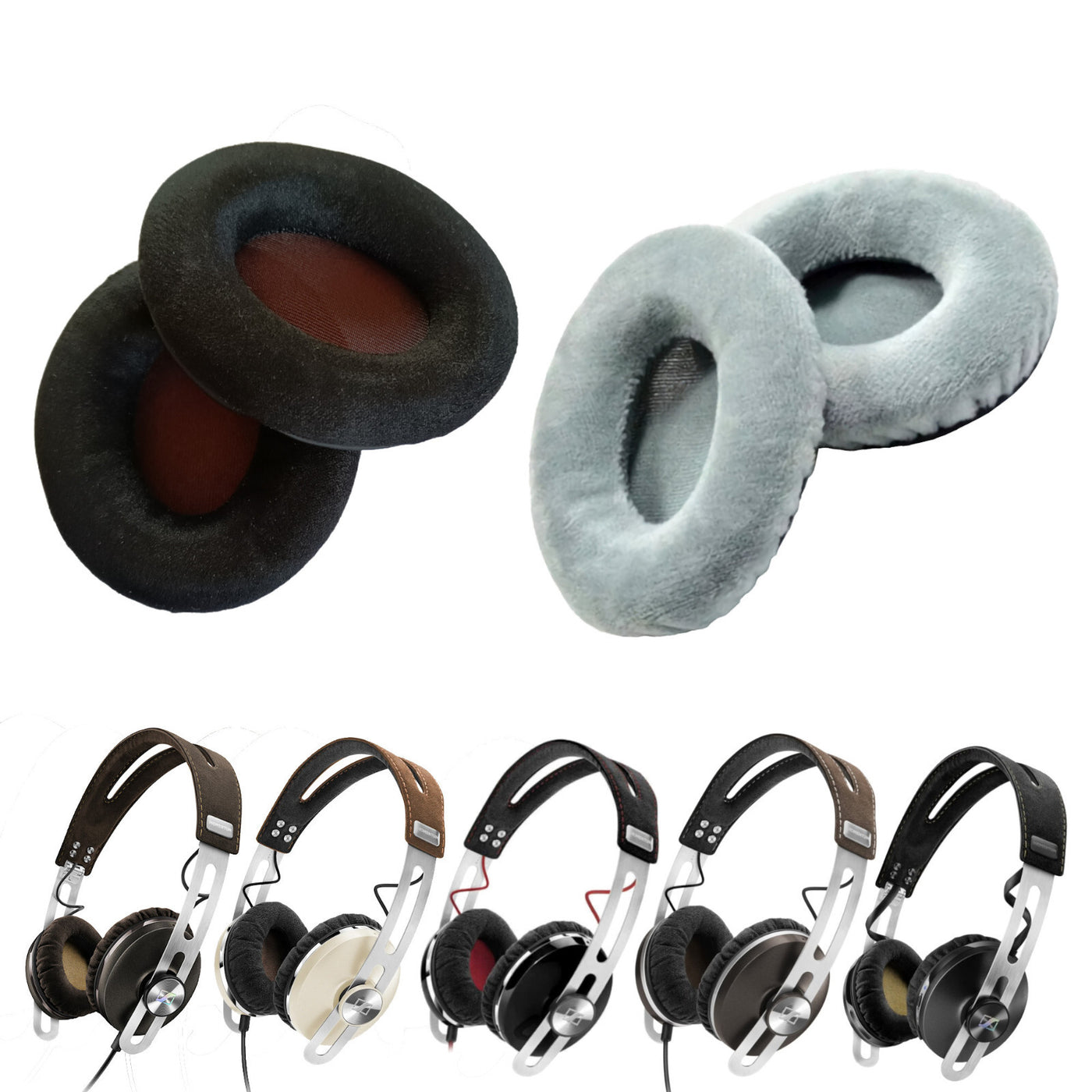 Ohrpolster für Sennheiser Kopfhörer Momentum On Ear Velour
