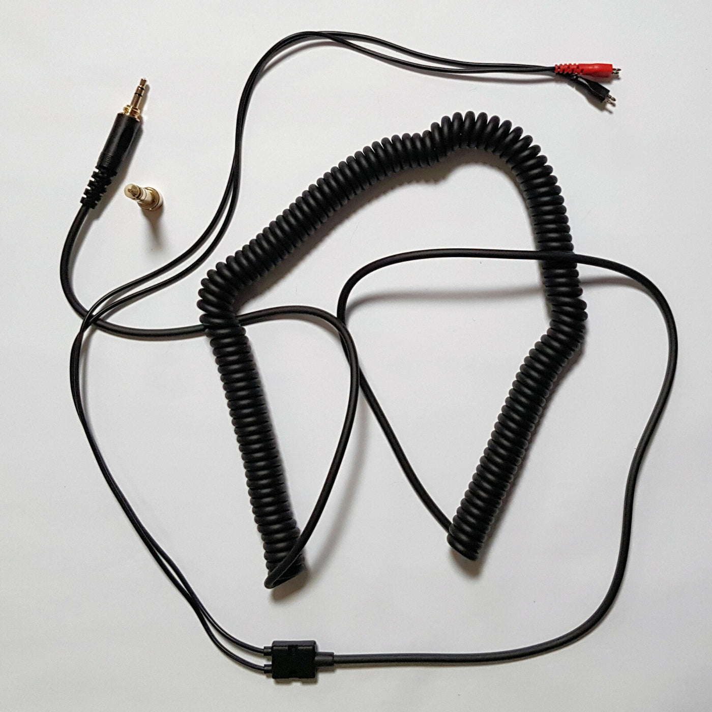 1,5 - 5m Audio Spiral Anschlusskabel Sennheiser HD535 HD545 HD580 HD600 650 660