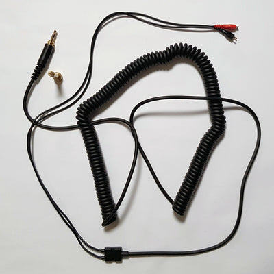 1,5 - 5m Audio Spiral Anschlusskabel Sennheiser HD535 HD545 HD580 HD600 650 660