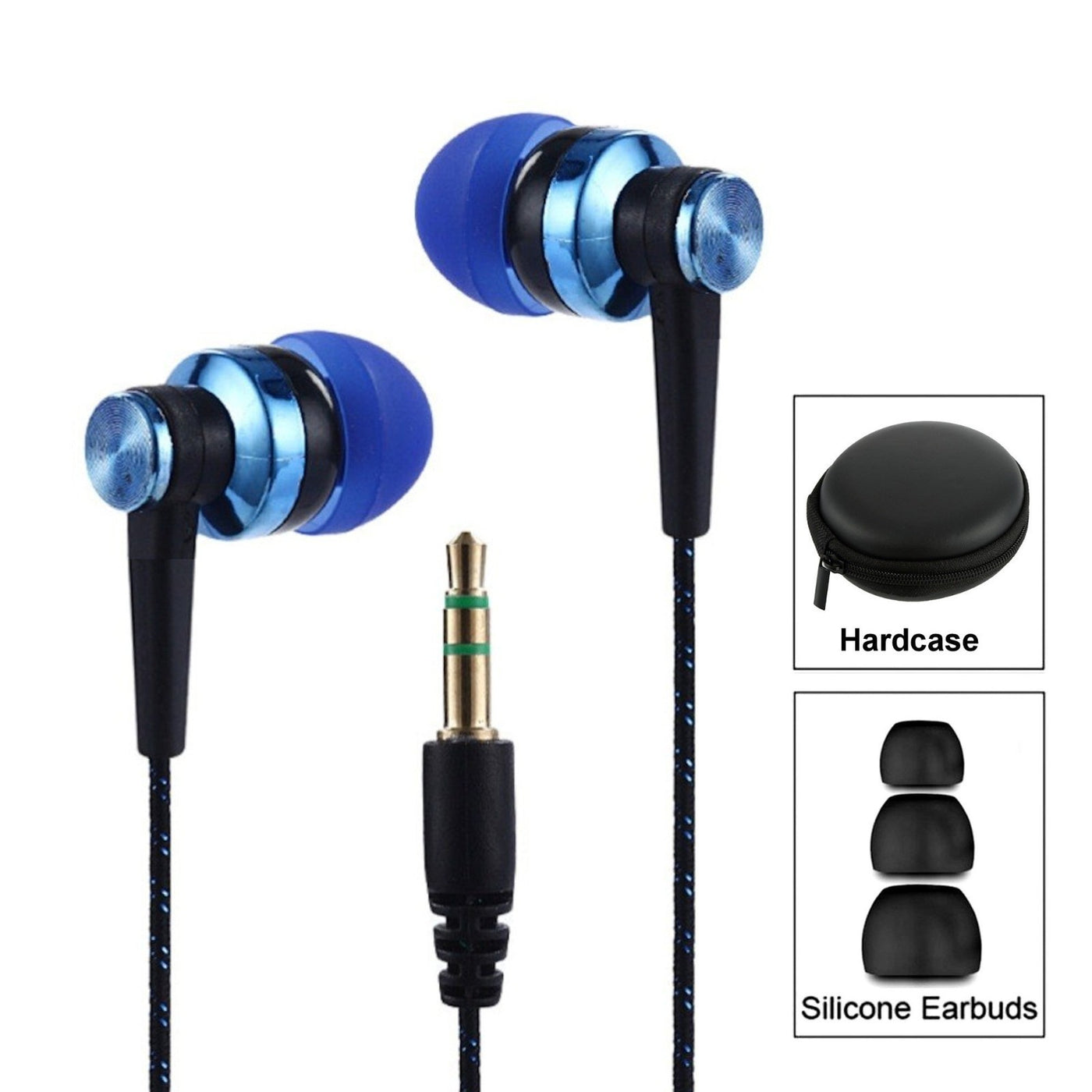 Super Bass Metall Kopfhörer S26 Belly In-Ear Ohrhörer Earphone Case