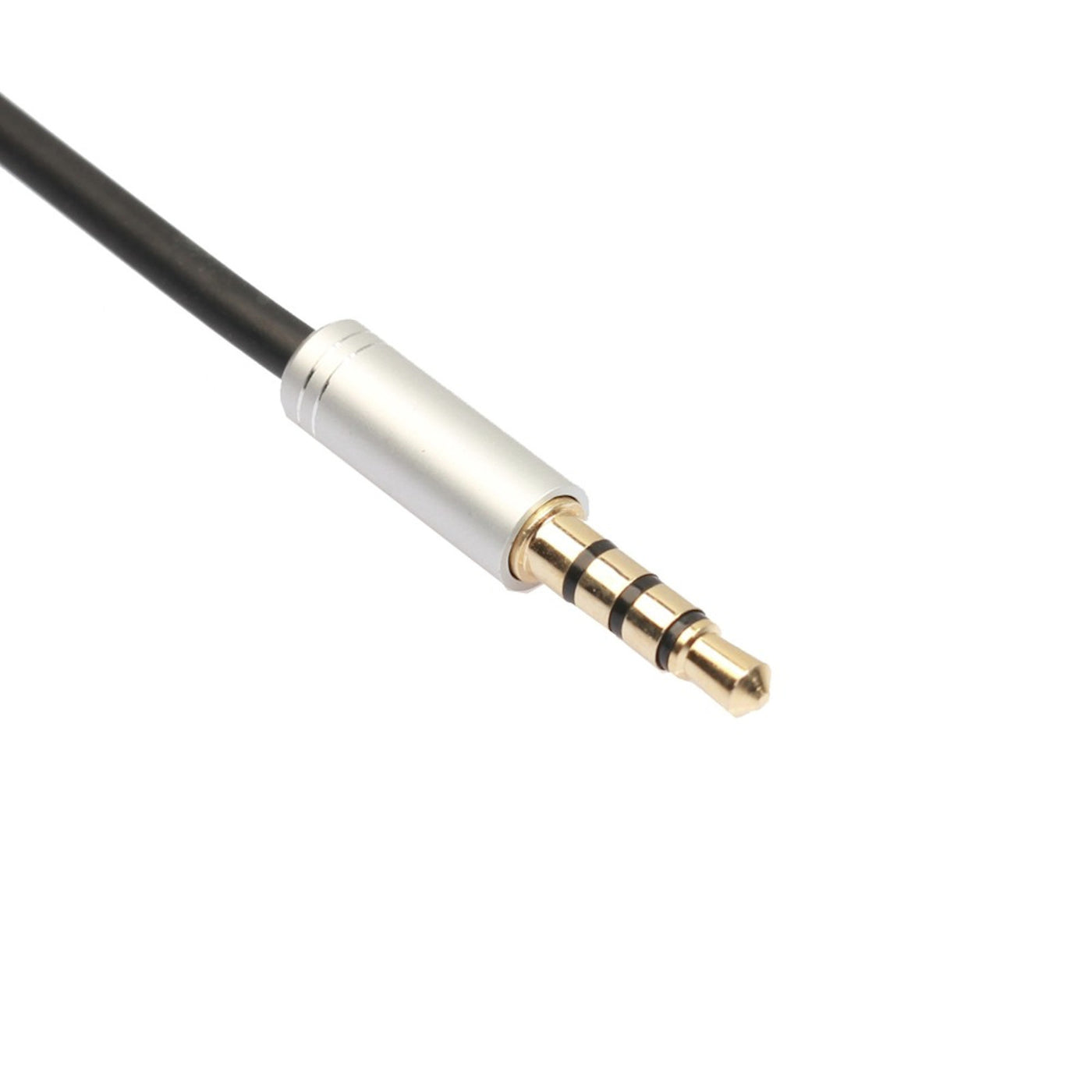 Audio Splitter Kabel Kopfhörer Y Doppler 3.5mm Stecker > 2 Buchse silber