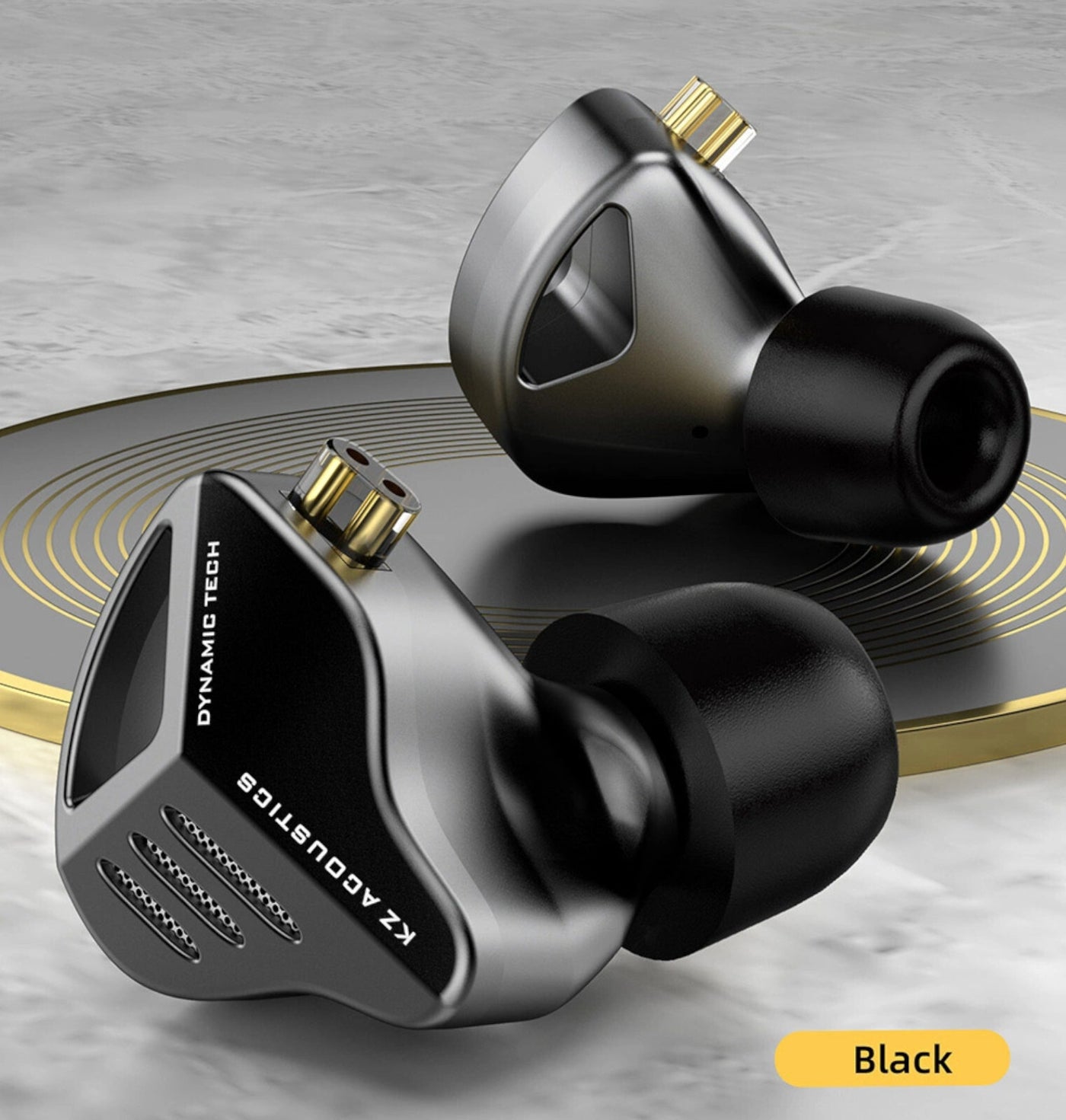 100% Original KZ ZVX High-End Professional HiFi In-Ear Kopfhörer Schwarz