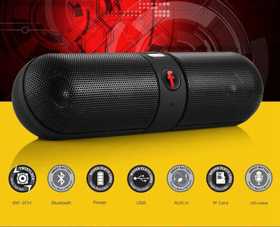 Design Soundbox BT-505 Bluetooth Speaker Musik Wireless SD-Card Stereo MP3