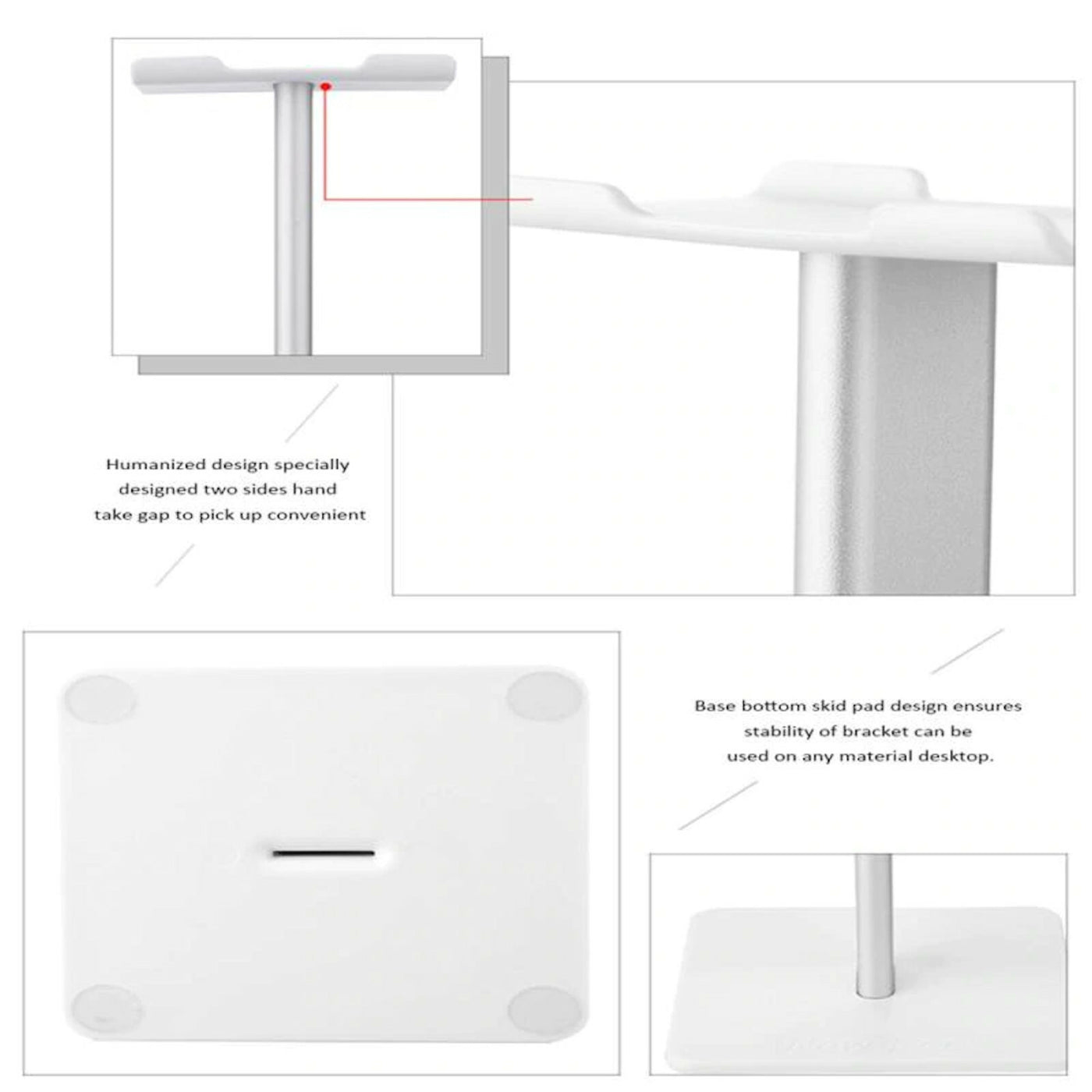 Kopfhörer Ständer Kopfhörerhalter Alu Halterung Gaming Headset Halter Halterung