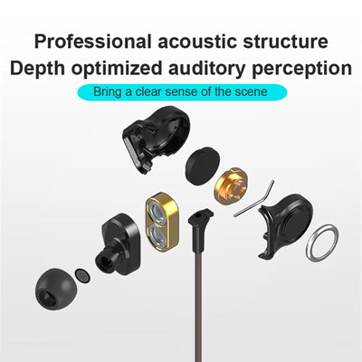 High-End In-Ear Headset 3 Unit Drive Professional HiFi Kopfhörer Micro i8