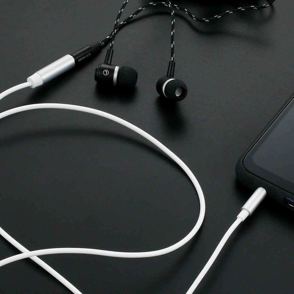 Weiße 2 m 4-polige Headset-Verlängerung