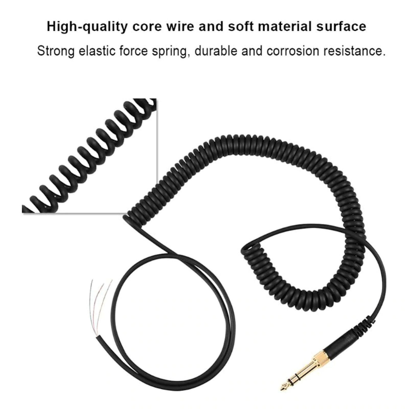 Audio Kopfhörer Spiral Kabel für Beyerdynamic DT 770 770Pro 990 990Pro