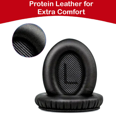 Ohrpolster für Bose QuietComfort QC35 QC15 QC45 QC25 Q35 II Schwarz