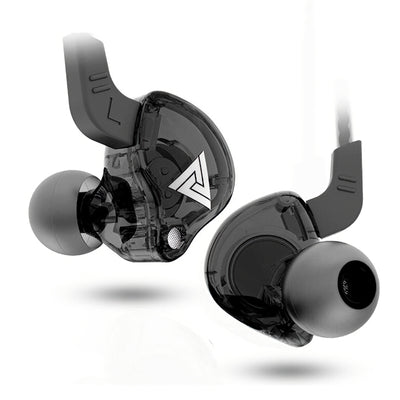 Premium Headset Kopfhörer QKZ-AK6 HiFi In-Ear-Headset Ohrhörer + Hardcase