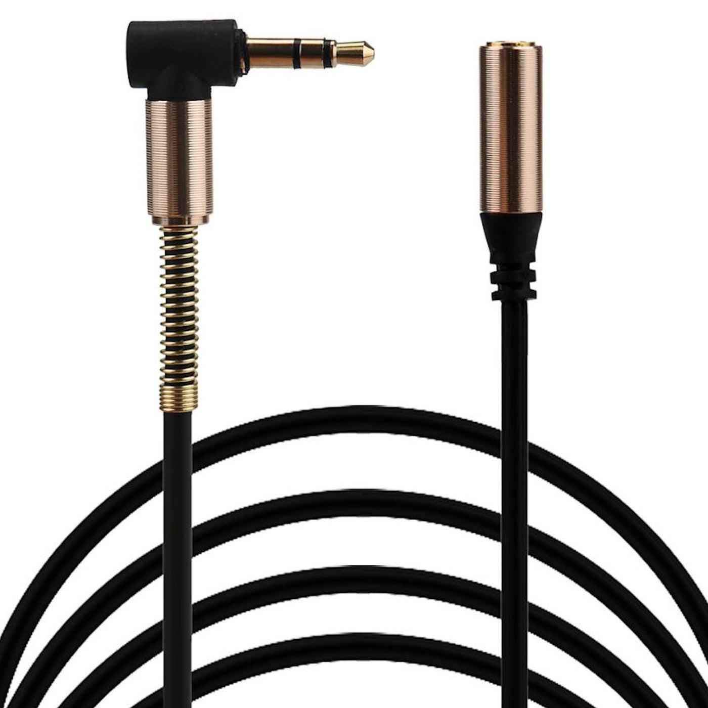 Kopfhörer Verlängerungskabel 0,5 - 1,5m 3,5mm Klinke Winkelstecker > Buchse