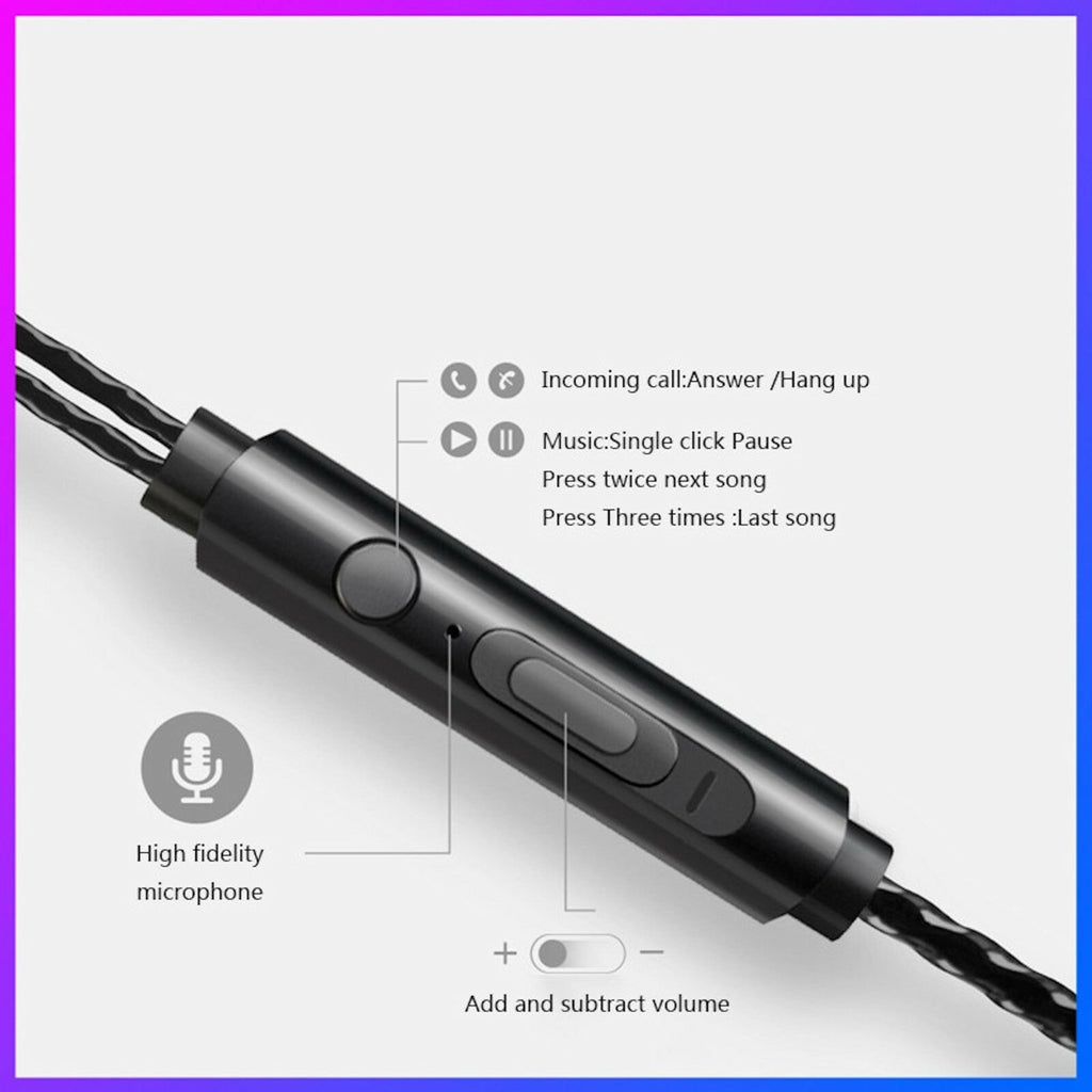 Super Bass In-Ear Kopfhörer Ohrhörer 3K V1L Sound Earphone Headphone Headset
