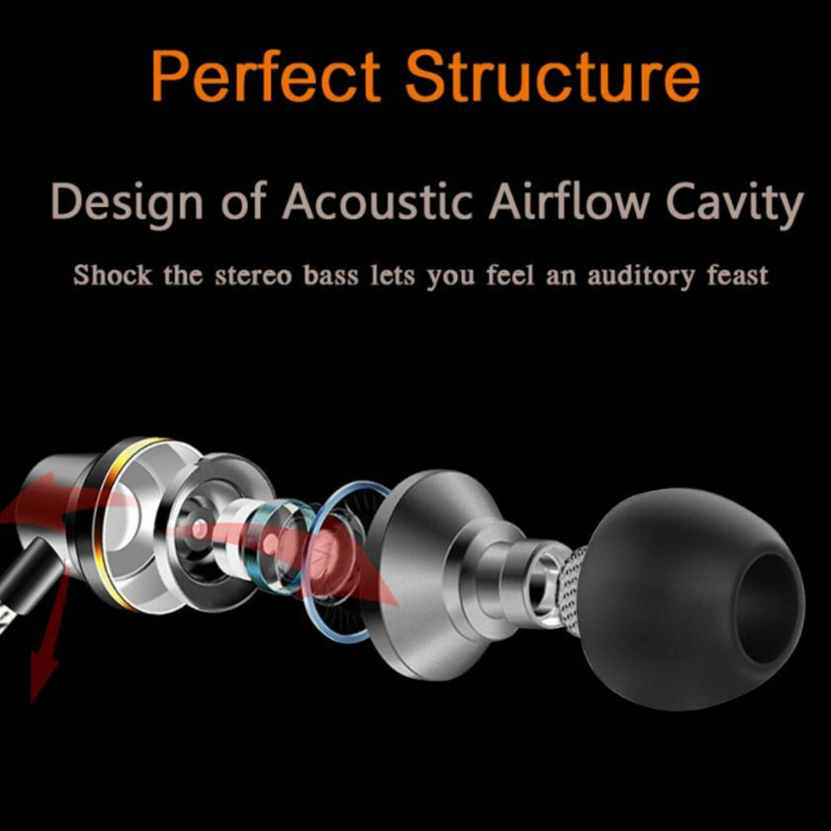 Super Bass In-Ear Kopfhörer Ohrhörer 3K V1L Sound Earphone Headphone Headset