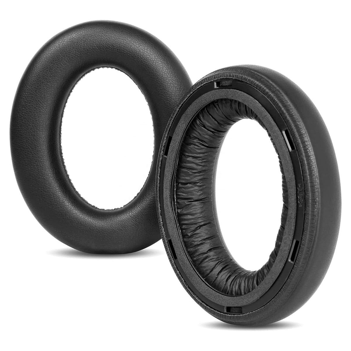 Ohrpolster für Sennheiser Momentum 4 / 5 Over Ear Kunstleder Schwarz Einrastring
