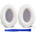 Ohrpolster für Bose QuietComfort QC35 QC15 QC45 QC25 Q35 II Elfenbein Weiss