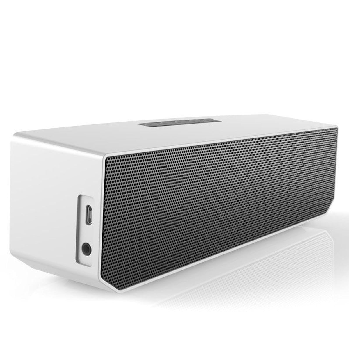 Weißer Bluedio BS-3 Mini Bluetooth-Lautsprecher