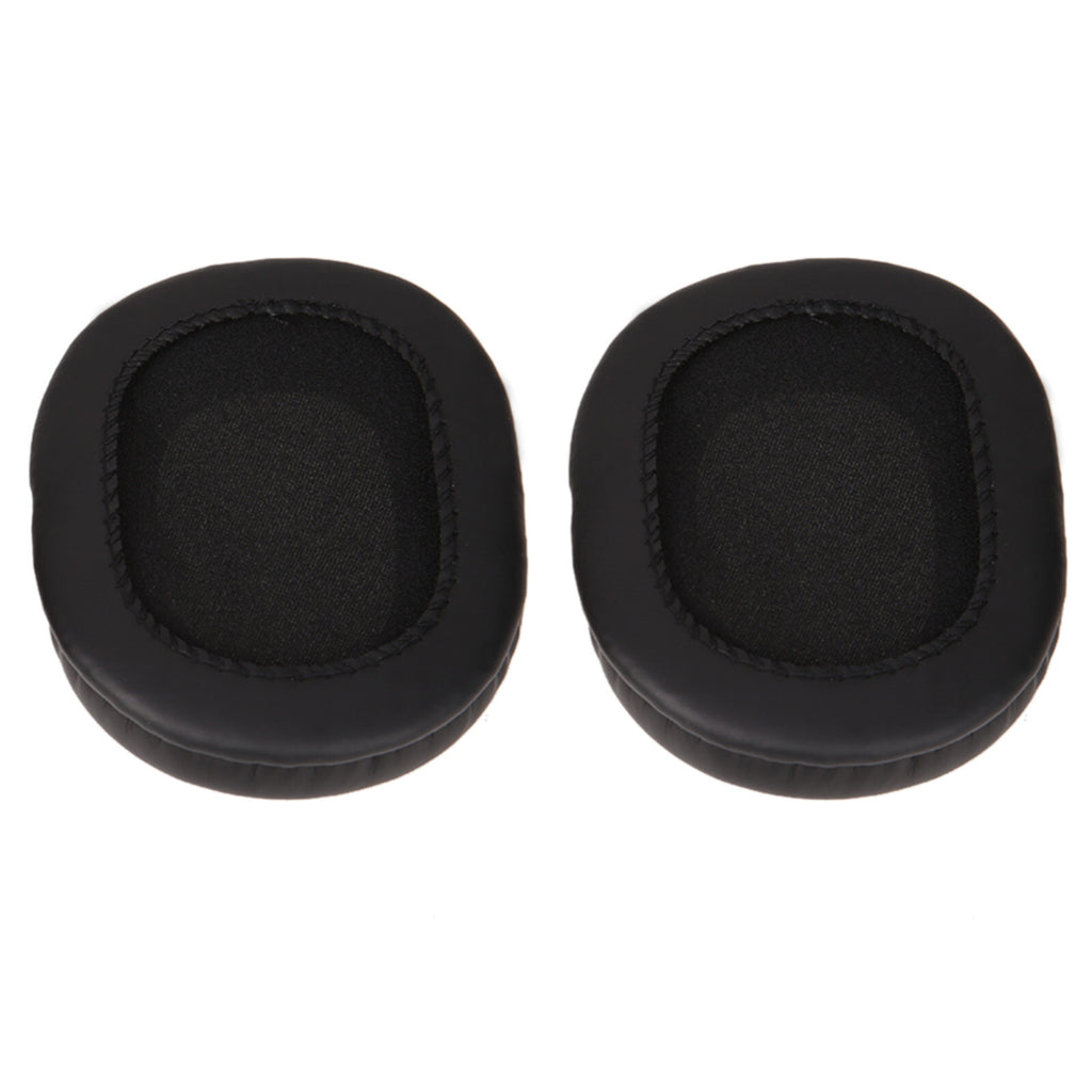 Schwarze Kunstleder-Ohrpolster für Audio-Technica M50X M40X