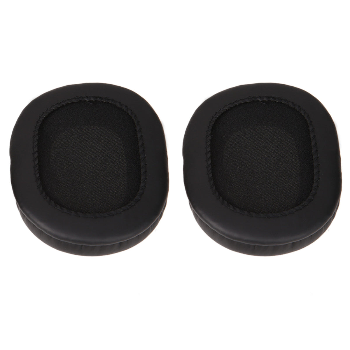 Schwarze Kunstleder-Ohrpolster für Audio-Technica M50X M40X