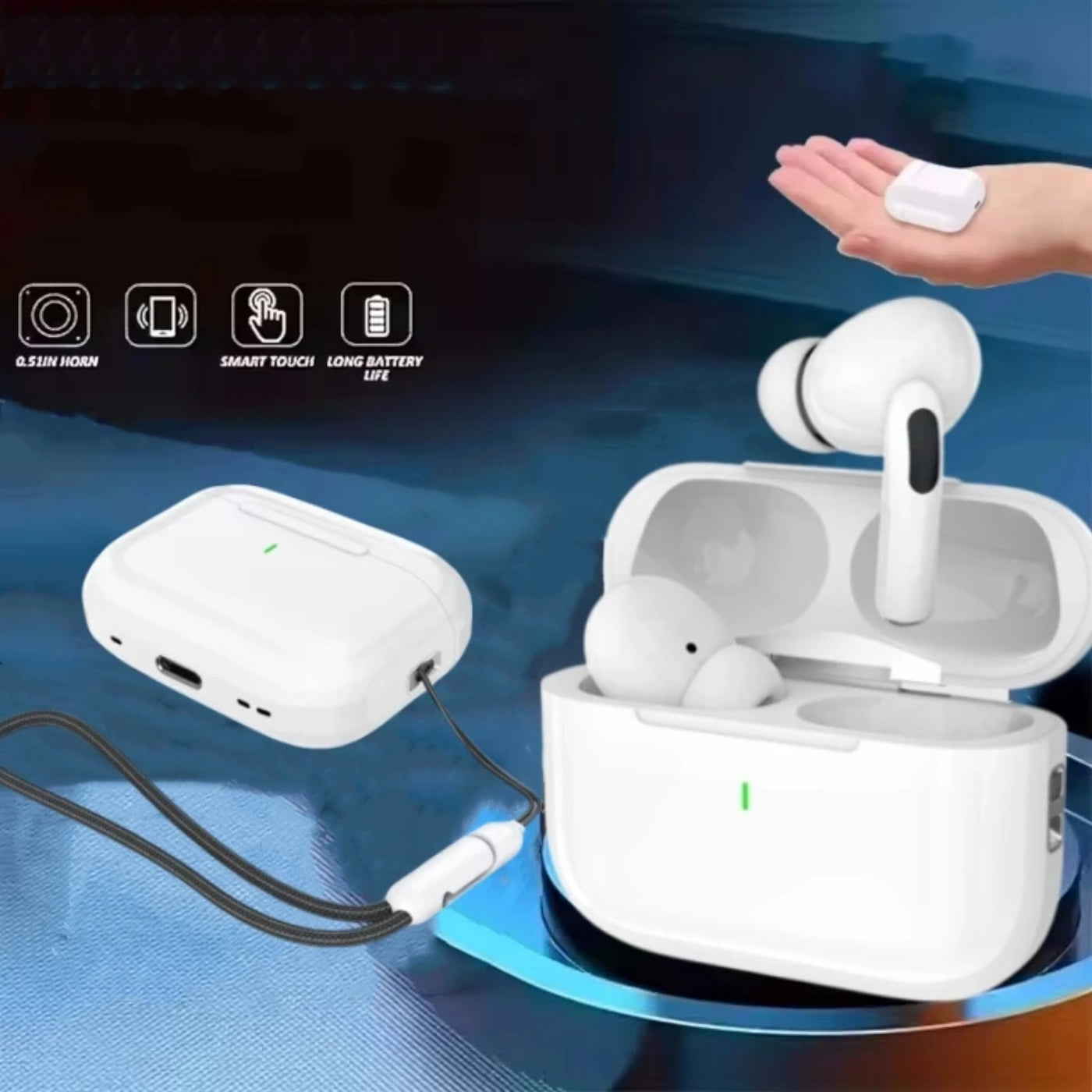 🎧 Air Pro 5 TWS Max – Kabelloser Premium-Sound für Alltag & Sport 🔋