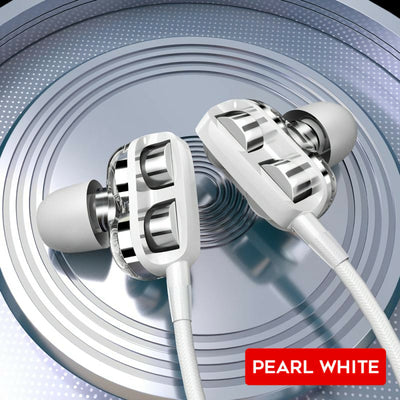 Super Bass In-Ear Doppeltreiber Kopfhörer X20 Ohrhörer Earphone Headset