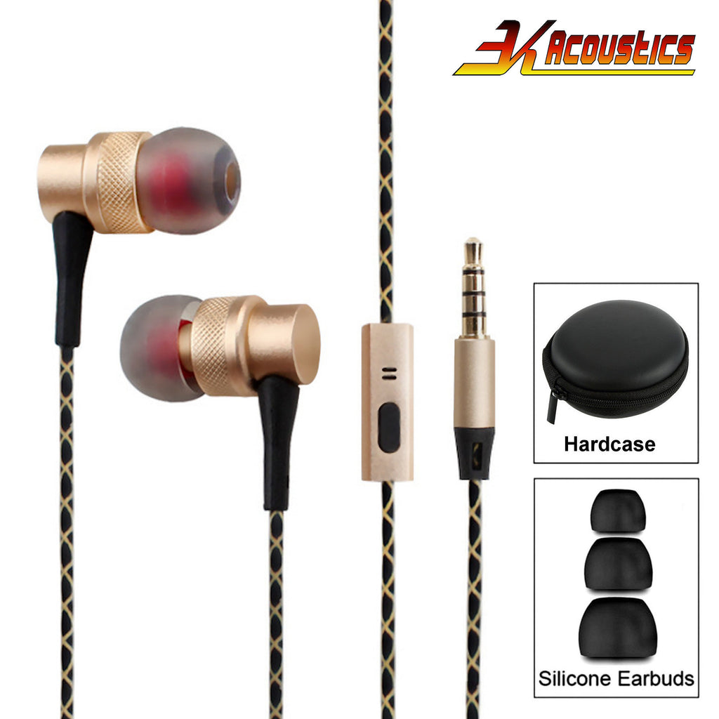 Goldenes 3K T38HS Snake Metall In-Ear-Headset