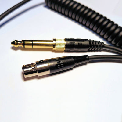 3m Kopfhörer Spiral Kabel Mini-XLR Anschlußkabel für AKG beyerdynamic Pioneer AA