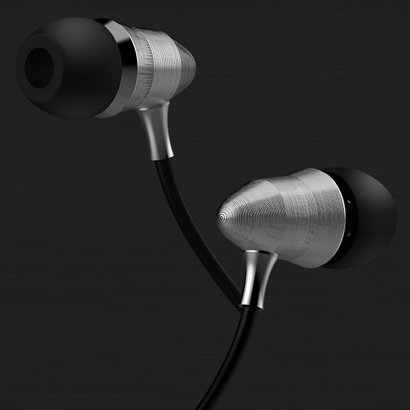 MEGABASS In-Ear Kopfhörer Earphone X6 Pro Silber Metal Version Beats