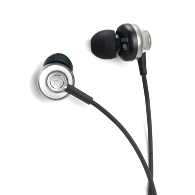 Audio Technica ATH-CKM55 Schwarz-Silber Kopfhörer In-Ear Headphone Earphone