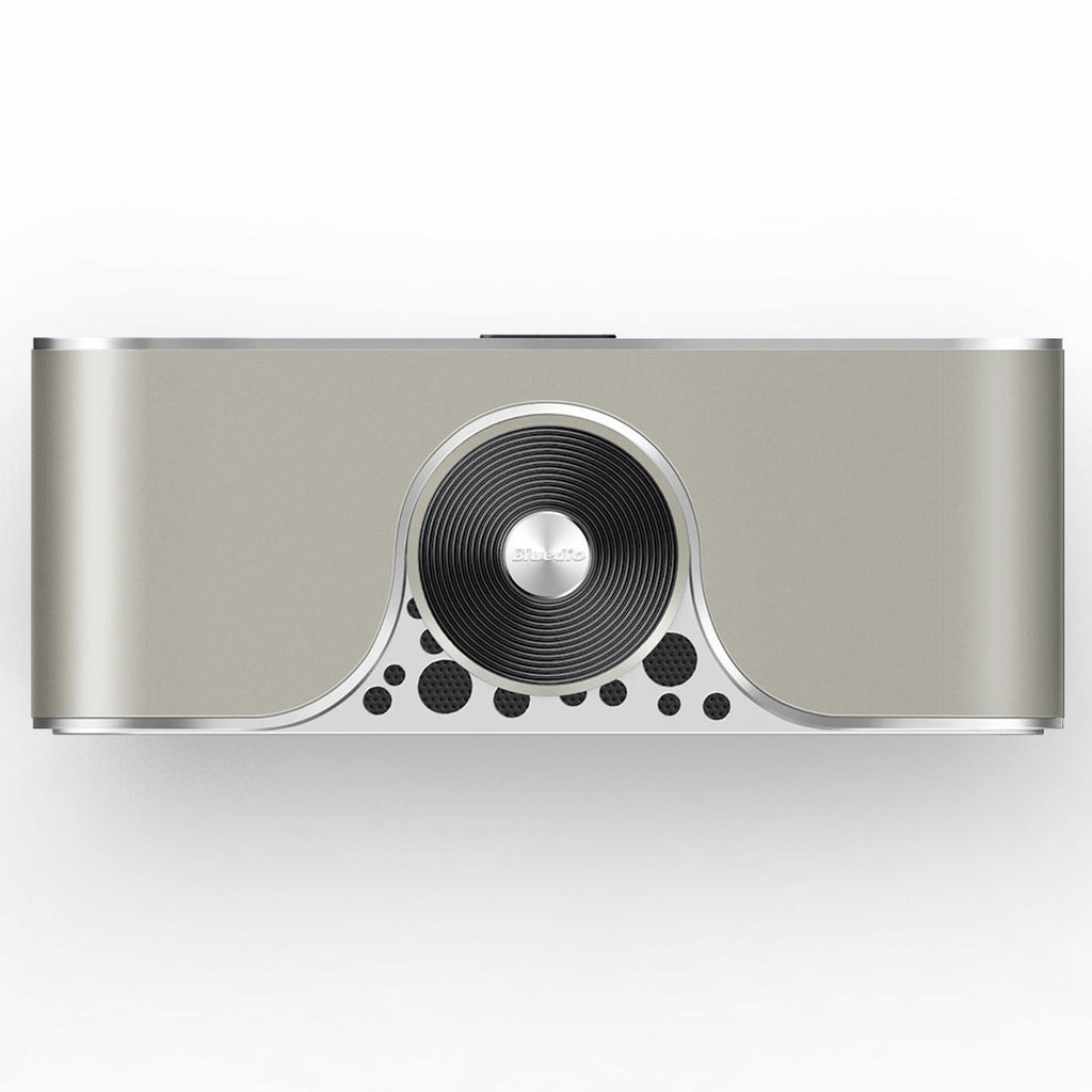 Grauer Bluedio TS-3 Turbine Bluetooth-Lautsprecher