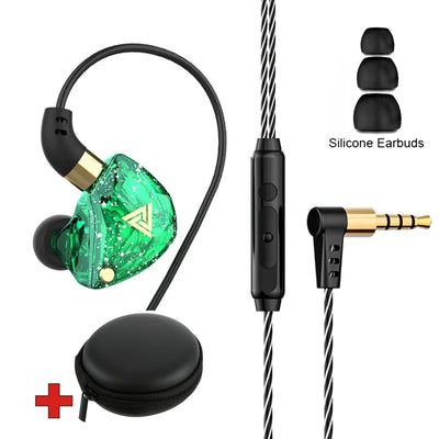 Premium Headset Kopfhörer QKZ SK8 HiFi In-Ear-Headset Ohrhörer + Hardcase