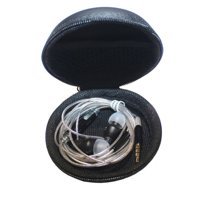 Super Bass In-Ear Kopfhörer Diamond Pro Black Headset Flachkabel Strass Glitzer