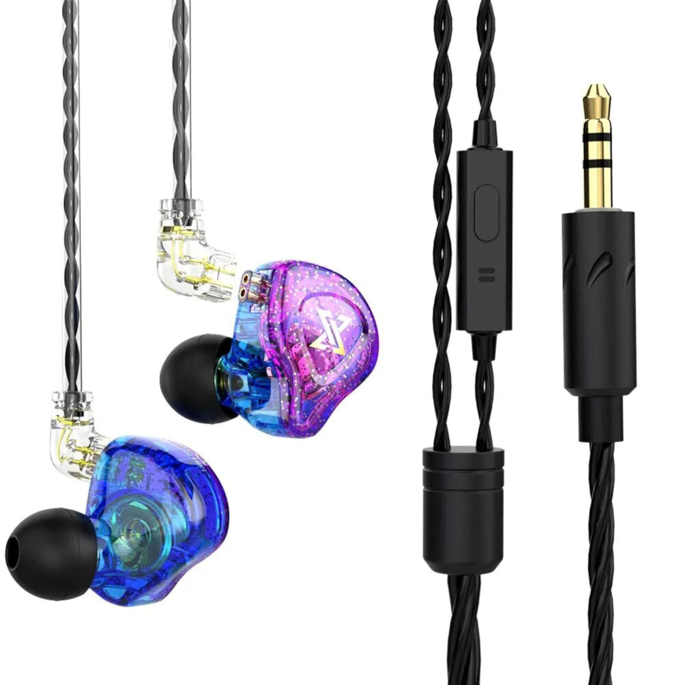 Premium Headset Kopfhörer QKZ-AK6 Max HiFi In-Ear-Headset Ohrhörer + Hardcase