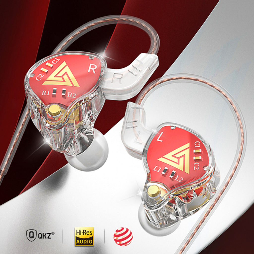 QKZ AKX Pro HiFi In-Ear-Headset mit Hardcase
