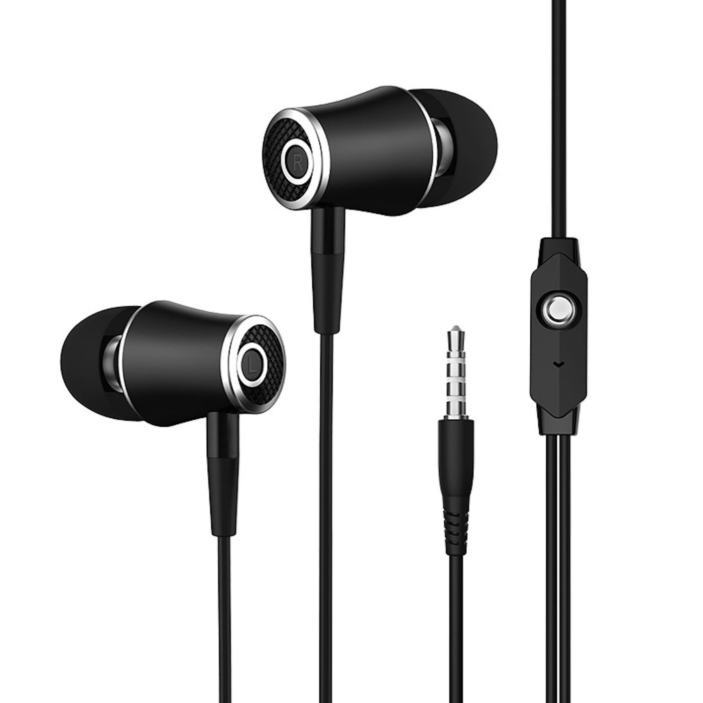 Langsdom R21 In-Ear Kopfhörer Headset Schwarz Ohrhörer Superbass