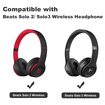 Ersatz Ohrpolster für Beats by Dr. Dre Solo 2 und Solo 3 Wireless Kunstleder