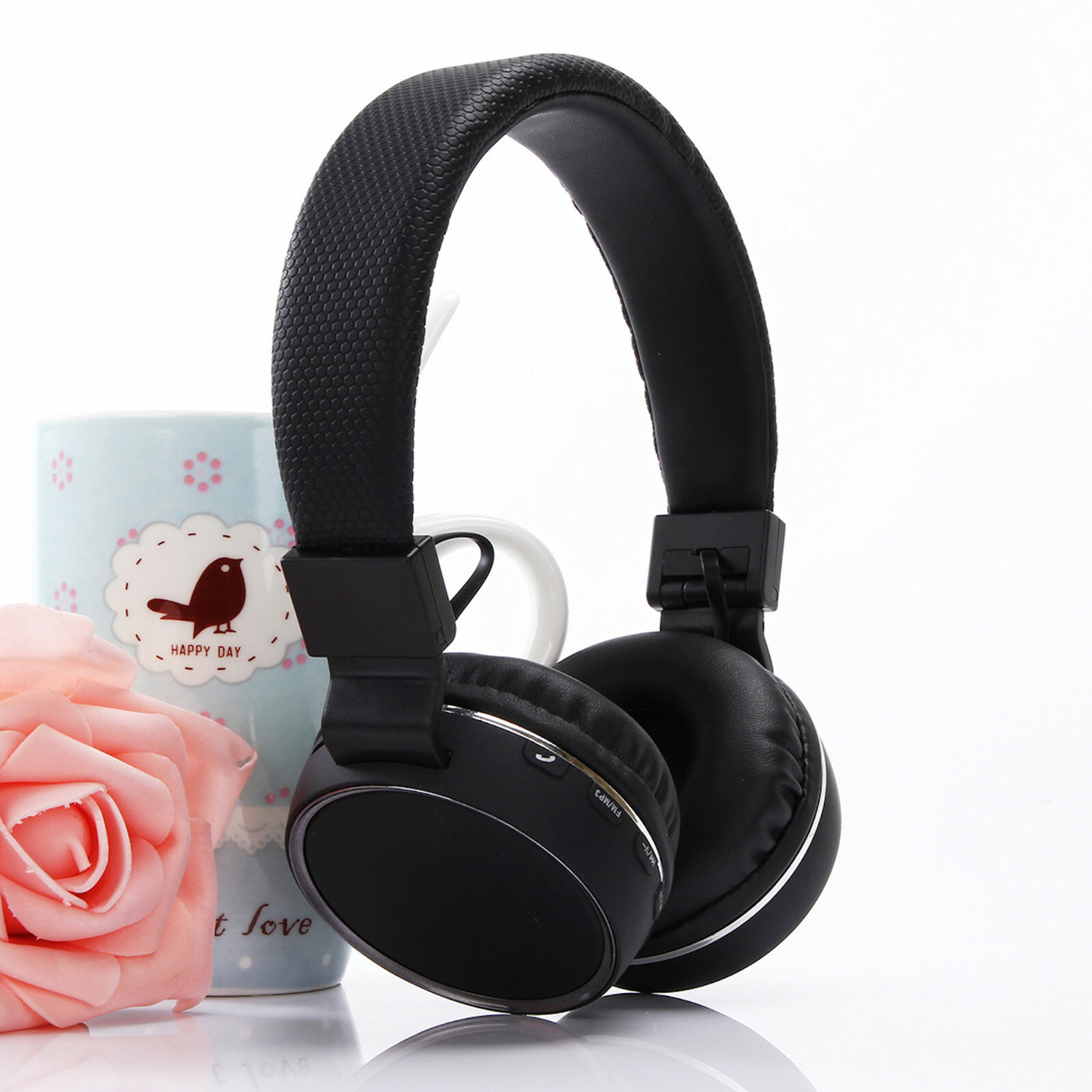 Bluetooth Kopfhörer/Headset SH17 Wireless Headphone TF-Karte 3.5 mm schwarz