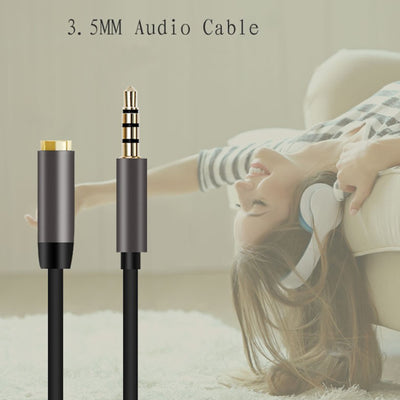 3m Audio Stereo Kopfhörer Headset Verlängerung 4-polig 3,5mm Stecker > Buchse S