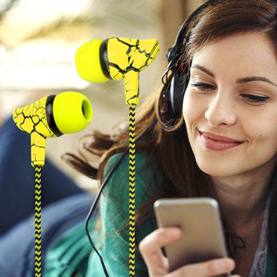 Super Bass In-Ear Kopfhörer Cracked Style Headset Earphone Headphone Cool
