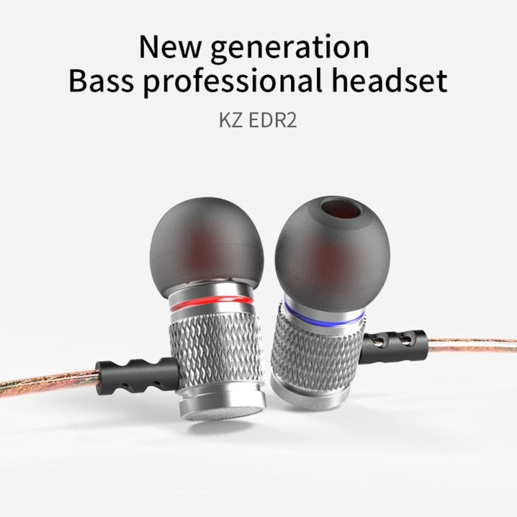 Silbernes KZ ED2 EDR2 In-Ear-Headset